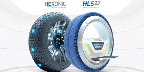 تایر ضدپنچری هگزونیک (Hexonic) و طرح هوشمندسازی تایرهایی تحت‌عنوان HLS۲۳