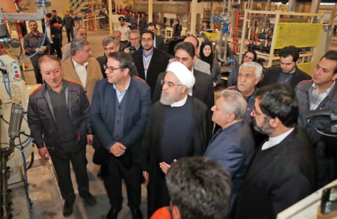 افتتاح کارخانه تولید تایرهای تمام‌ سیمی آرتا ویل‌ تایر با حضور رئیس‌ جمهور