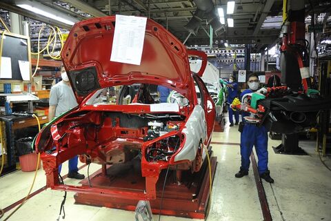 جهش تولید در ایران خودرو