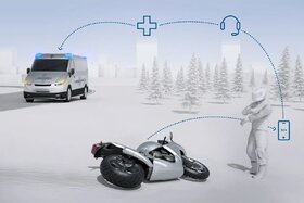 افزایش ایمنی موتورسیکلت‌ها با تکنولوژی« Help Connect»