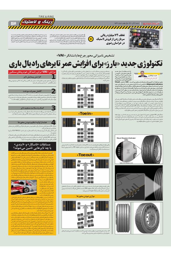 صفحات-روزنامه-دنیای-خودرو-7.pdf - صفحه 13