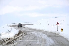 هشدار پلیس راهور در مورد یخ‌زدگی اکثر جاده‌ها طی ۳ روز آینده