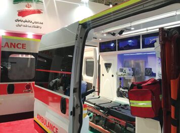 42014 - رونمایی از نخستین آمبولانس اروپایی تولید ایران