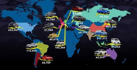 معرفی پرفروش‌ ترین خودروهای جهان در سال ۲۰۲۲