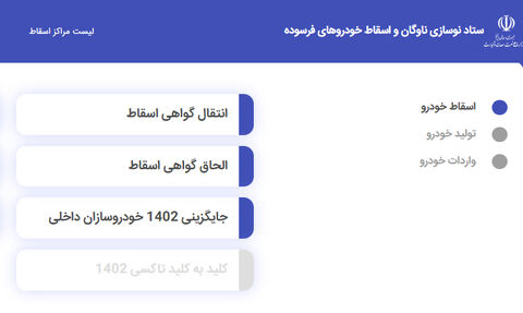 سامانه نوسازی ناوگان خودروهای فرسوده