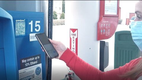 پرداخت پول بنزین با استفاده از فناوری، بدون تماس