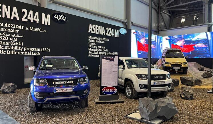 غرفه سینمایی آمیکو در نمایشگاه حمل و نقل اصفهان