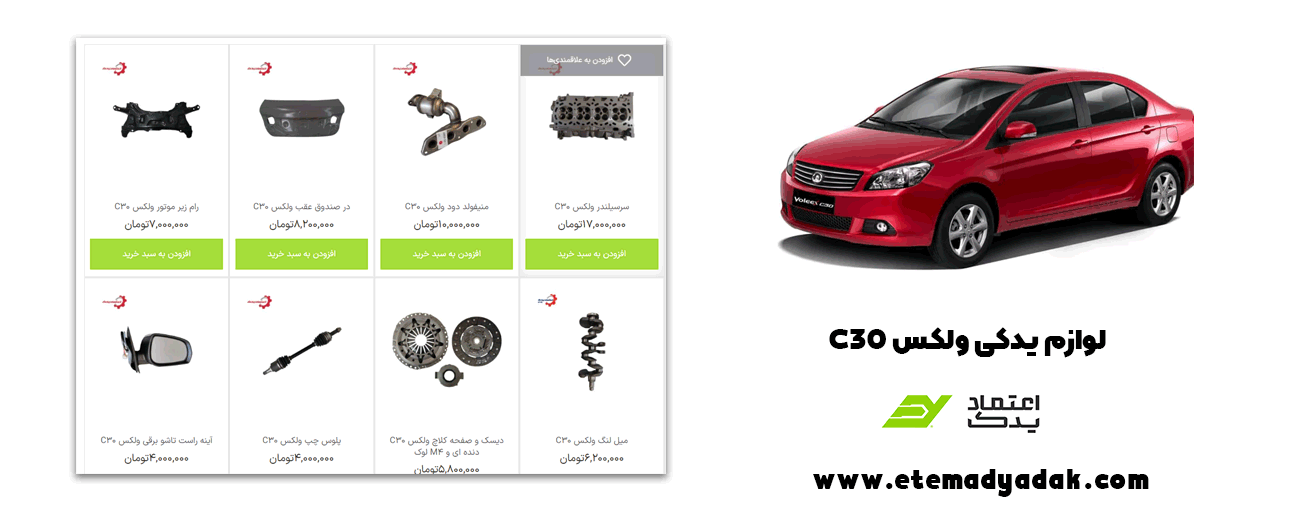 راهنمای خرید لوازم یدکی ولکس c۳۰: نکات مهم درباره ولکس