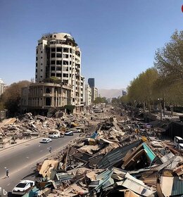 تصور معابر تهران پس از وقوع زلزله!