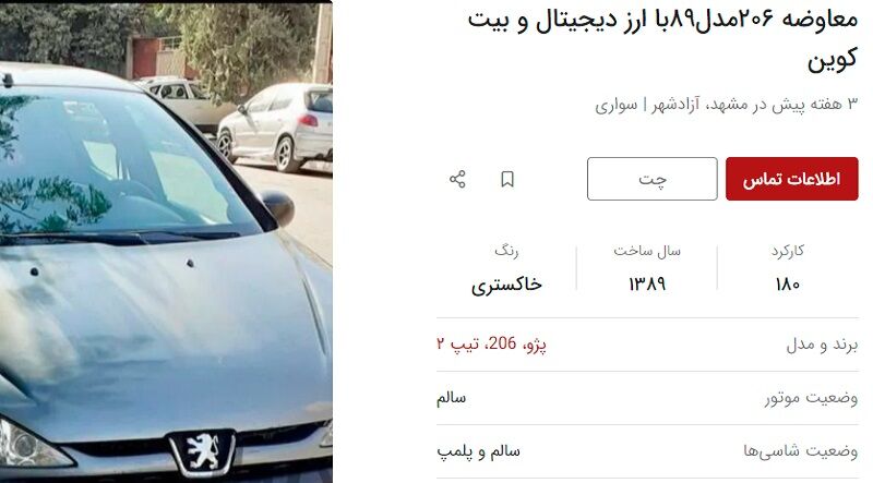 آینده پرداخت های رمزارزی در صنعت خودروسازی ایران