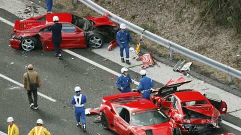 ارزشمندترین خودروهای حادثه‌ دیده در دنیا