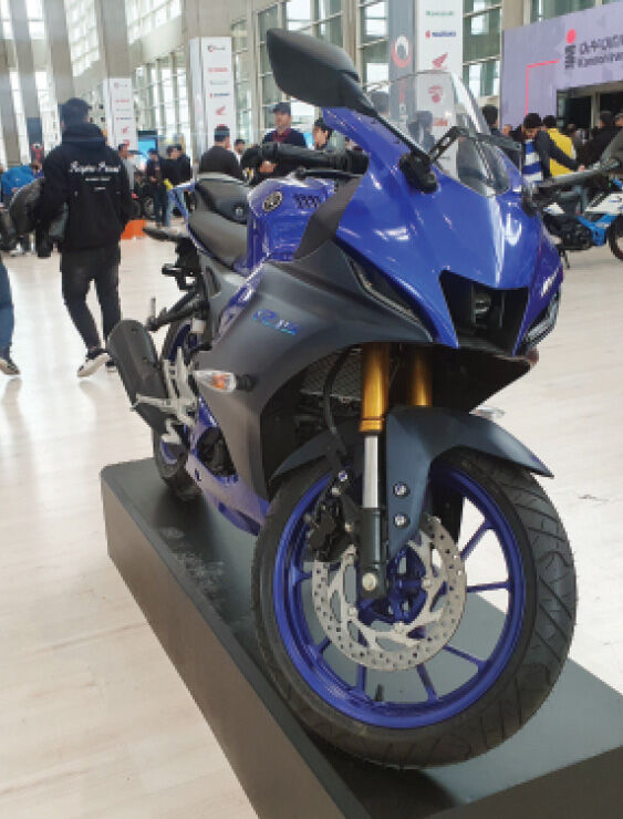 R15؛ اسپرتبایک یاماها در نمایشگاه تهران