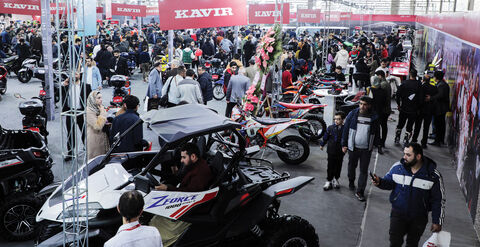 کویر موتور در رویداد صنعت موتور سیکلت کشور