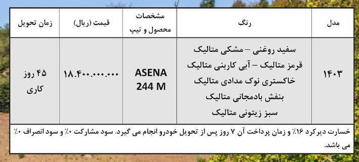 فروش فوری پیکاپ آمیکو آسنا توربو دستی ویژه عید فطر