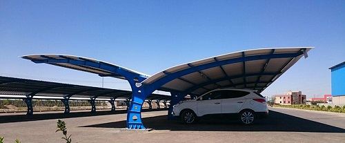 سایبان ماشین دو طرفه برای پارکینگ خودرو
