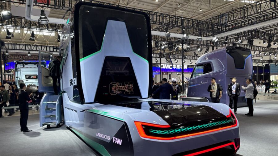 تلاش چینیها برای قرارگیری در اول صف تولیدکنندگان کامیونهای هیدروژنی