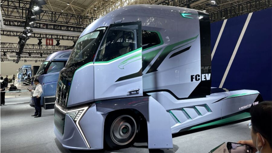 تلاش چینیها برای قرارگیری در اول صف تولیدکنندگان کامیونهای هیدروژنی