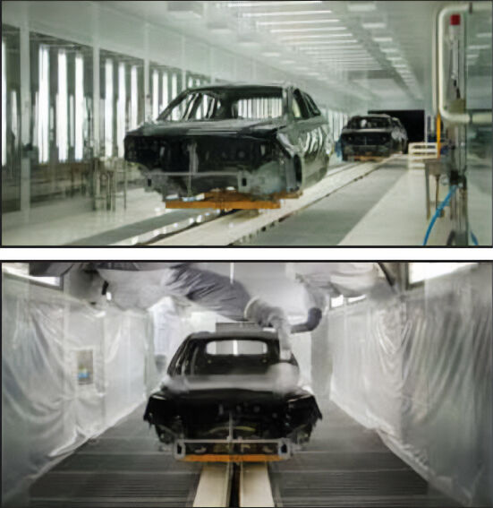 خط رنگ تمام رباتیک کرمانموتور به بهره برداری رسید