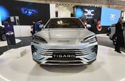 سانگ‌ پلاس و چین ال؛ دو BYD وارداتی در غرفه تیگارد موتور منبع سایت دنیای خودرو