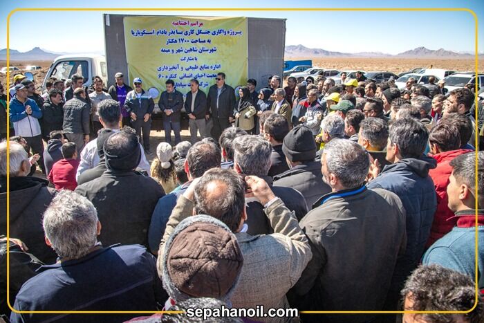 طرح جنگل کاری شهرستان شاهین شهر و میمه
