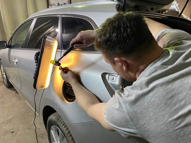 نحوه انجام صافکاری pdr