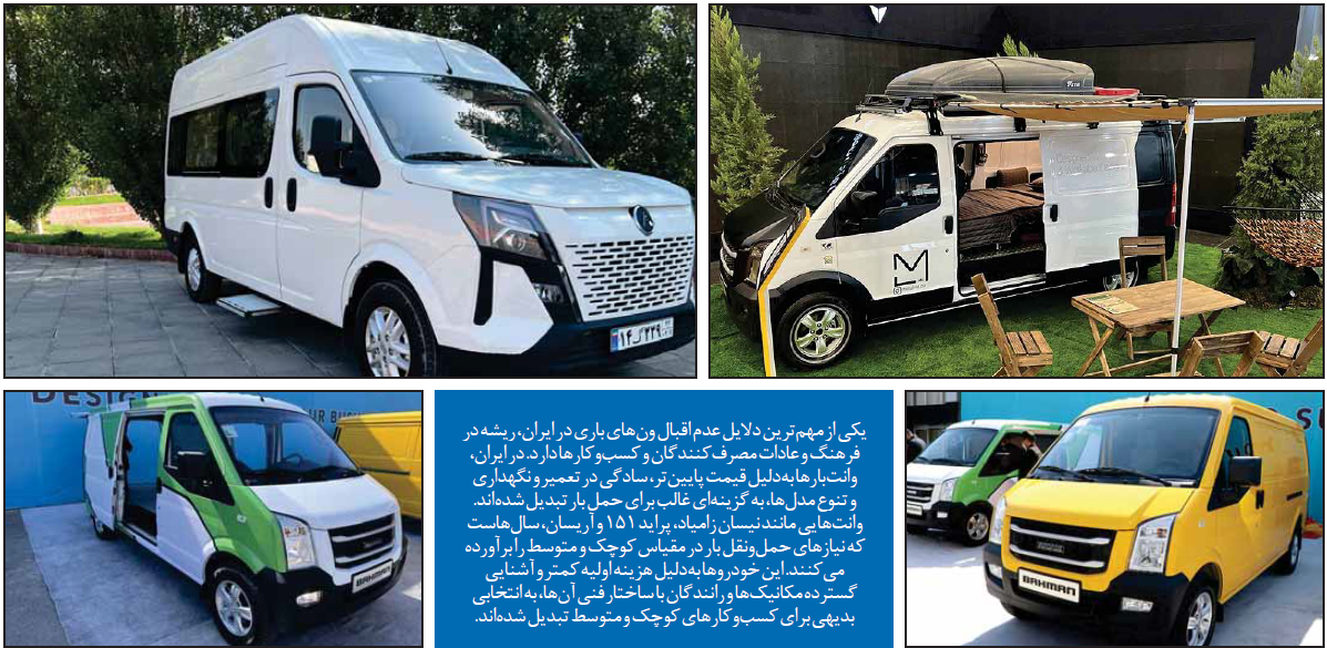 چرا ونهای باری در بازار ایران اقبال چندانی ندارند؟