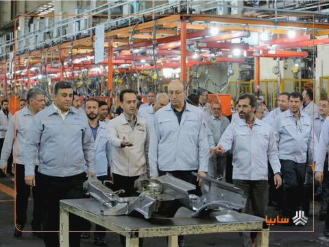 بازدید مدیرعامل گروه خودروسازی سایپا