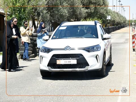 تست رانندگی اختصاصی سایپا ویژه بانوان خبرنگار