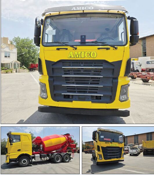 کامیون میکسر آمیکو «M۲۶۳۱ D NEW» حمل و نقل را متحول میکند