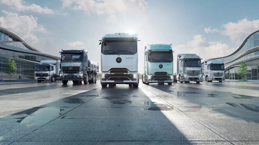 مرسدس بنز eActros 600، پیشگام حمل‌ونقل پایدار در 2025