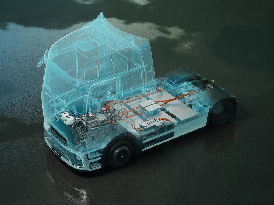 مرسدس بنز eActros 600، پیشگام حمل‌ونقل پایدار در 2025