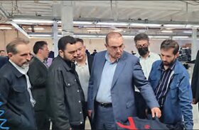 بازدید معاون وزیر صنعت از کارخانه «آرتاویل تایر»