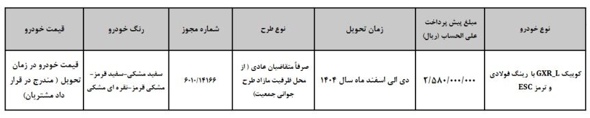شرایط فروش