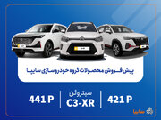 پیش‌فروش محصولات وارداتی سایپا از فردا آغاز می‌شود/ عرضه سیتروئن C3-XR در کنار محصولات جدید