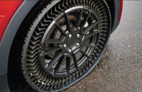 آغاز فاز آزمایش جادهای لاستیکهای بدون باد «میشلن» آغاز فاز آزمایش جادهای لاستیکهای بدون باد «میشلن»