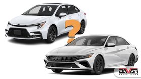 مقایسه تویوتا لوین هیبرید با هیوندای النترا 2025