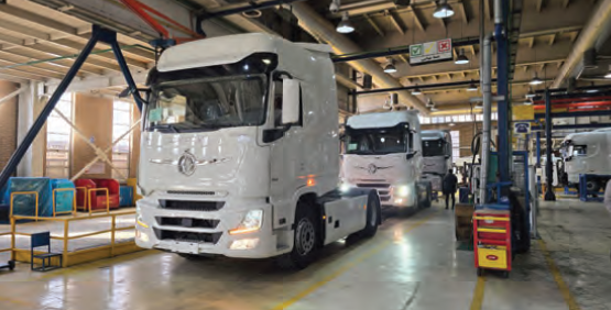 کشنده «GX۵۶۰» روی خط تولید رفت