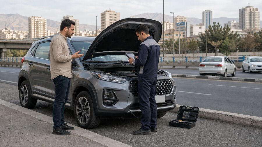 امداد خودروهای مدیران خودرو در مسیر - امدادیار24 02182804369