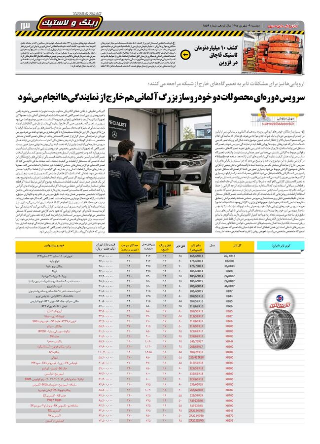 صفحات-روزنامه-دنیای-خودرو-23-.pdf - صفحه 13