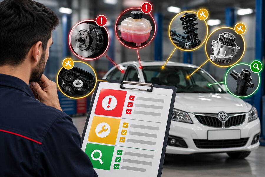 اولویت بررسی قطعات را چگونه مشخص کنیم؟