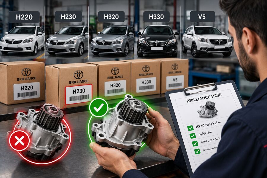 چرا مدل دقیق برلیانس هنگام خرید قطعه مهم است؟