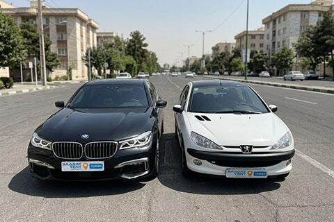 از پژو ۲۰۶ تا BMW؛ راهنمای انتخاب خودرو برای اجاره
