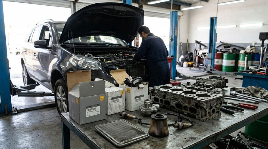 لوازم یدکی رنو کولیوس