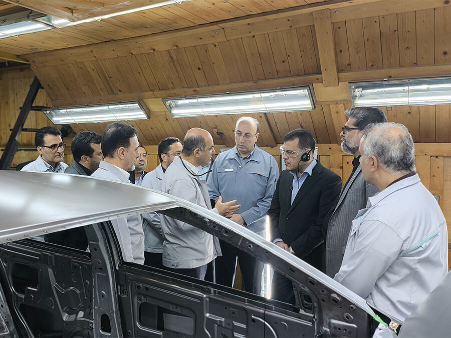 بازدید معاون علمی رئیس‌جمهوری از گروه خودروسازی سایپا